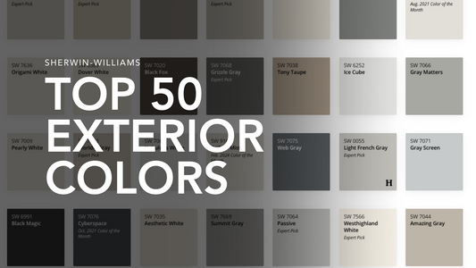 Top 50 Exterior Paint Colors