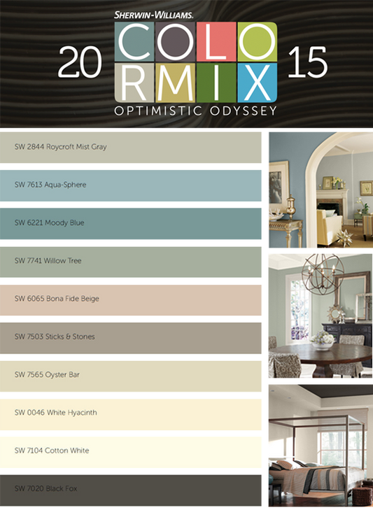 Color Trends Sherwin Williams Colormix 2015 - Forecast