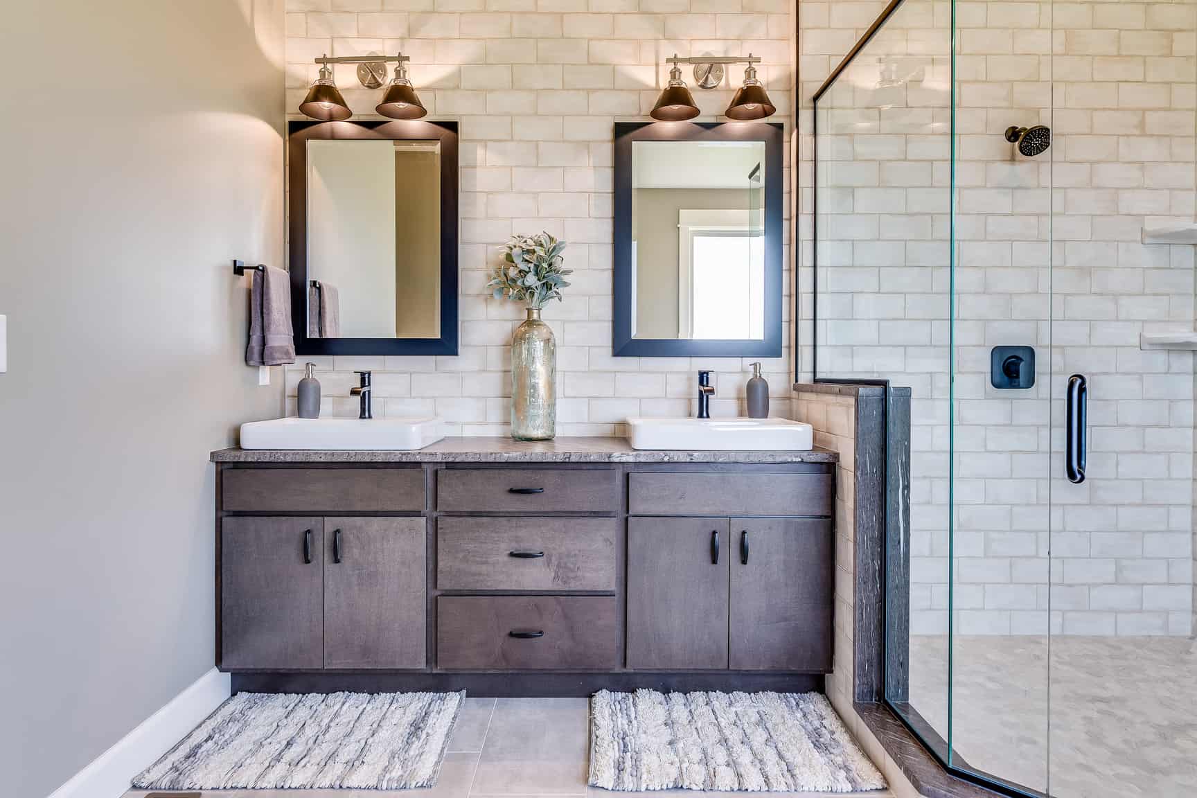 Blue Painted Bath Vanities