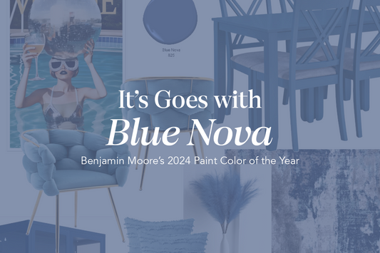 It Goes with Benjamin Moore Blue Nova
